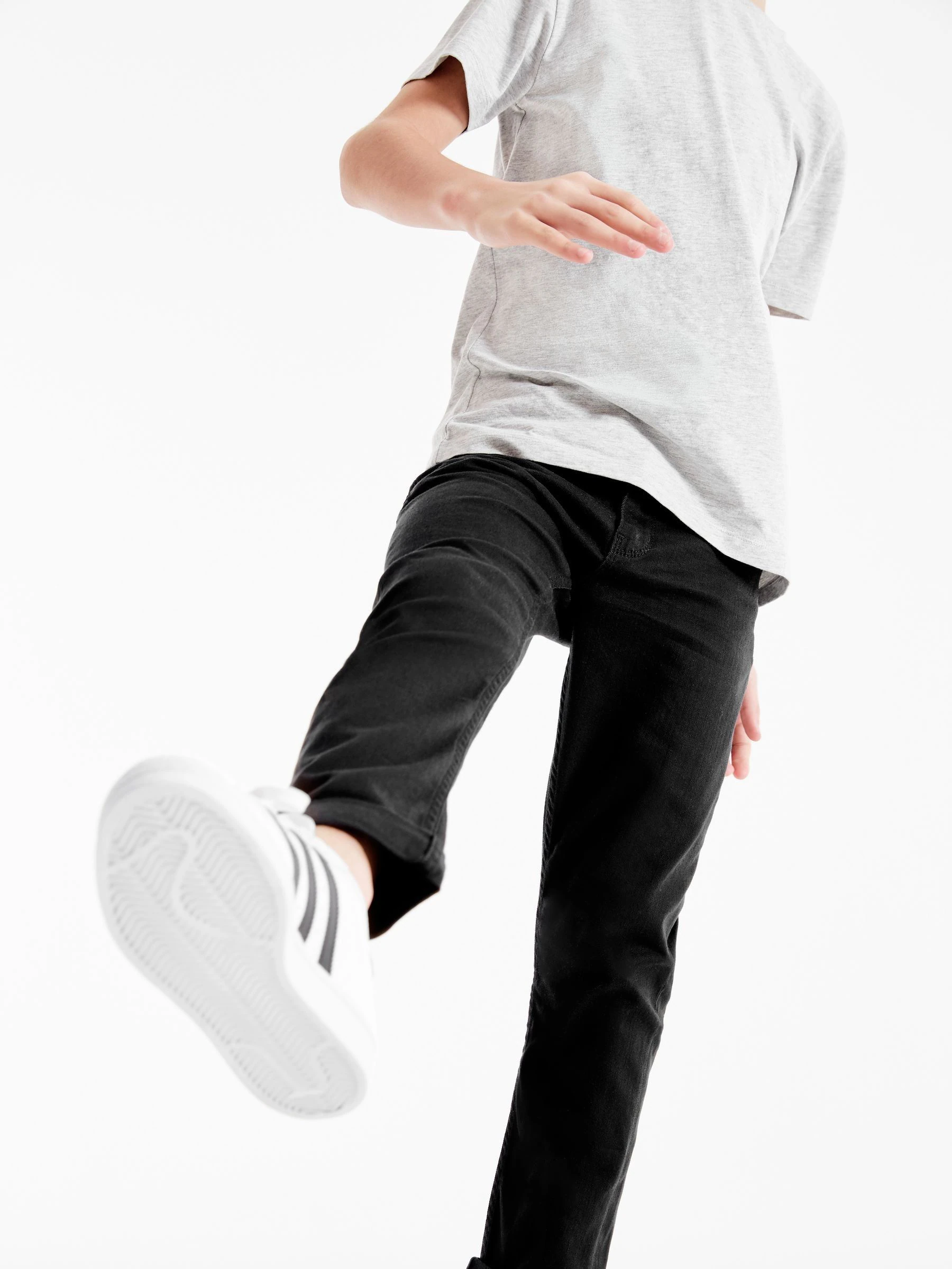 Zwart - Stretchjeans (3-17jr)