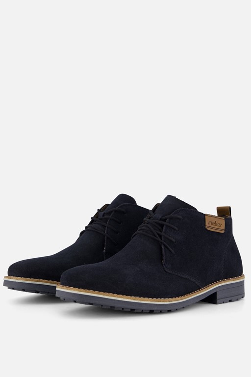 Rieker Veterboots blauw Synthetisch