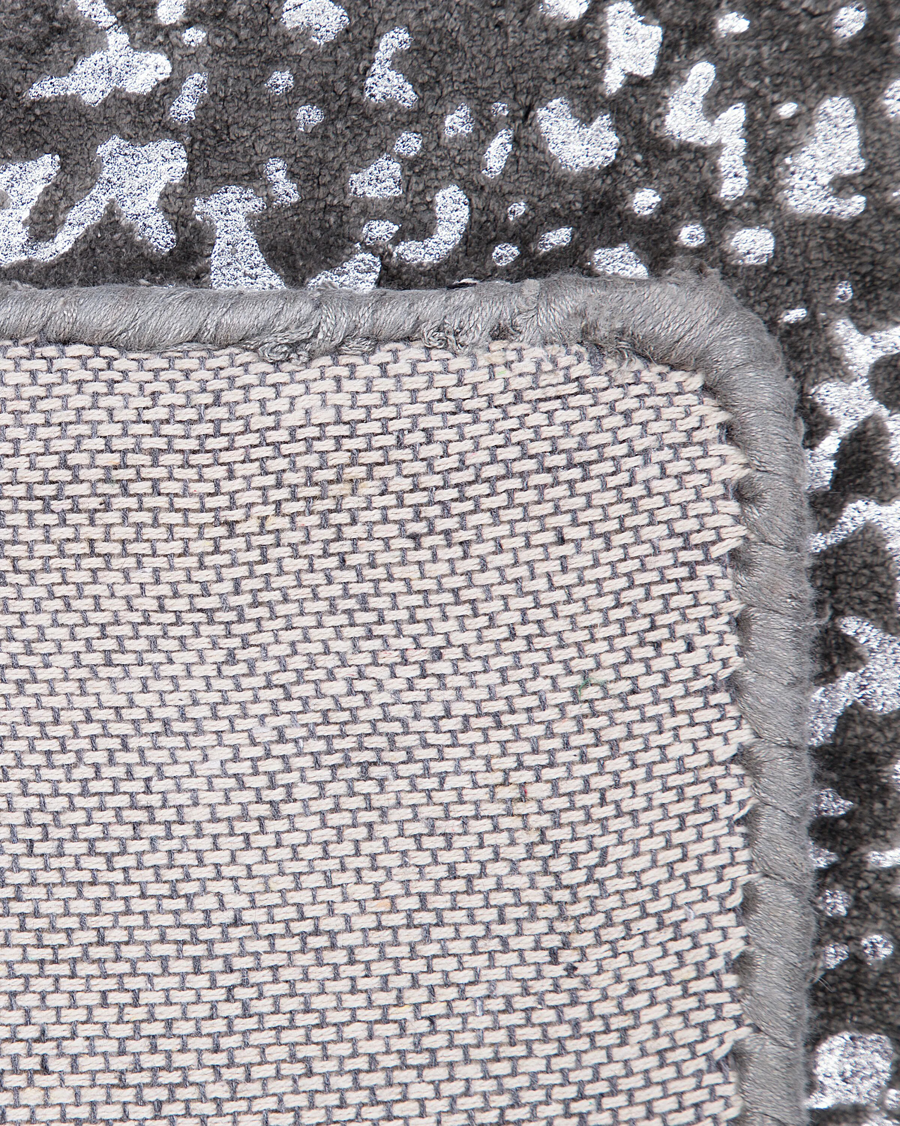 Vloerkleed ESEL Zilver 160 x 230 cm Viscose