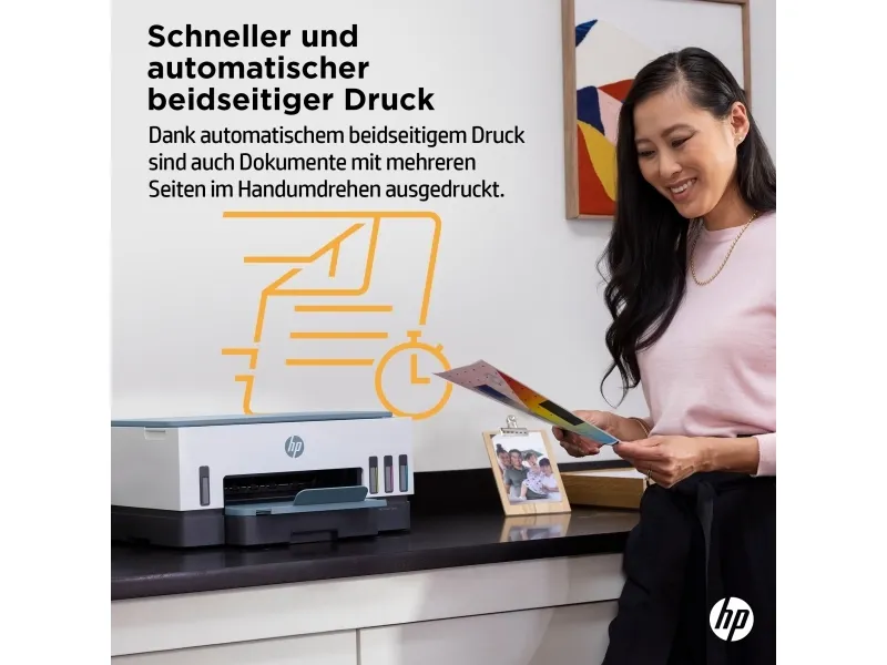 HP Smart Tank 7006 All-in-One - Multifunktionsprinter - farve - blækprinter - kan genopfyldes - 216 x 297 mm (original) - A4/Legal (medie) - op til 13 spm (kopiering) - op til 15 spm (udskriver) - 250 ark - USB 2.0, Wi-Fi(ac), Bluetooth