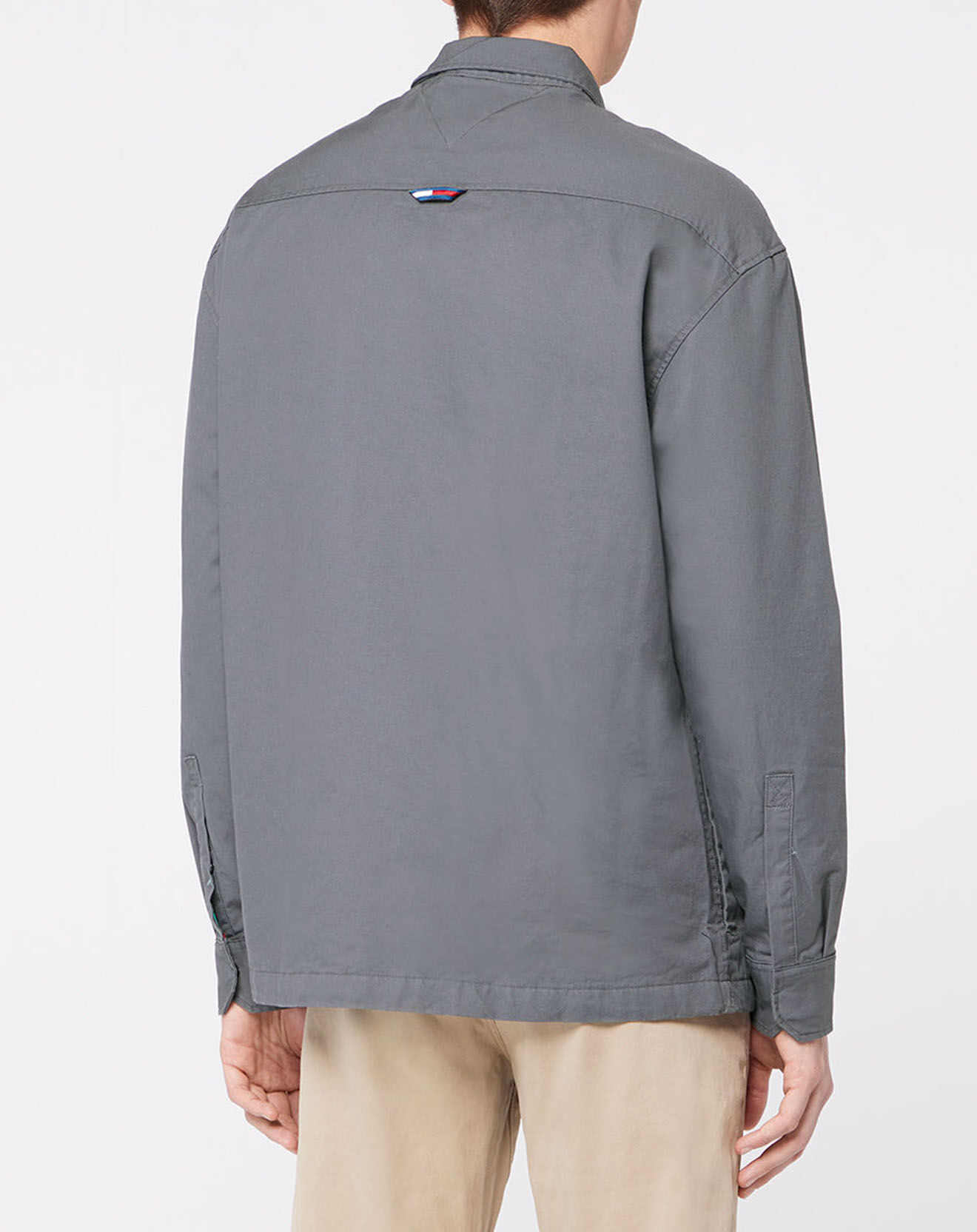 Tommy Jeans Surchemise droite Workwear grise
