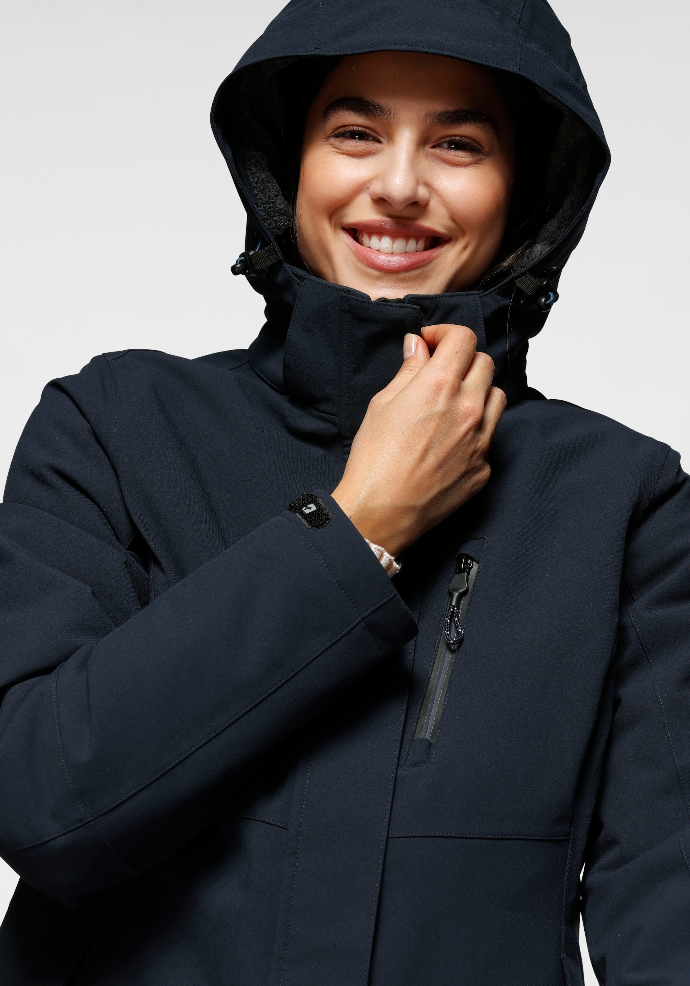 Killtec Funktionsjacke »KOW 140 WMN JCKT« mit Kapuze Wasserdicht & Winddicht & Atmungsaktiv