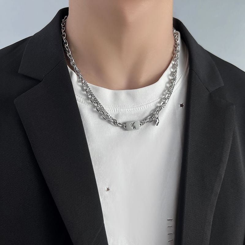 Lilafey - Zodiac Tag Hanger Gelaagde Ketting