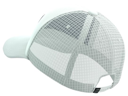 Casquette Compressport Trucker 6P Cap Blanc