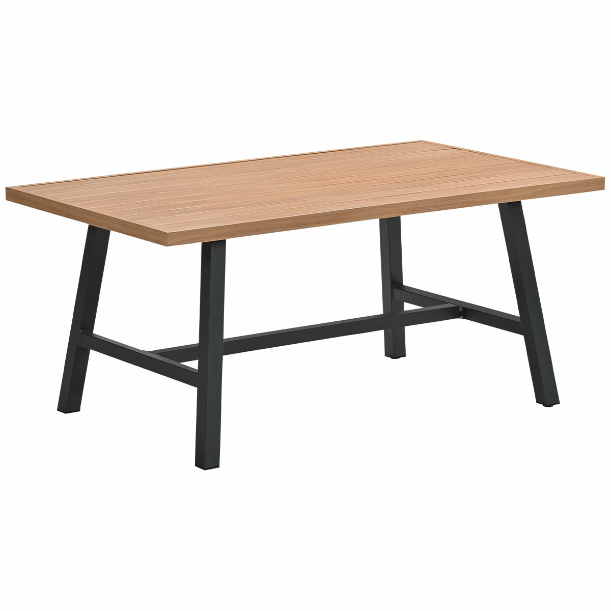 Garden impressions lissabon - light teak look lounge dining tafel