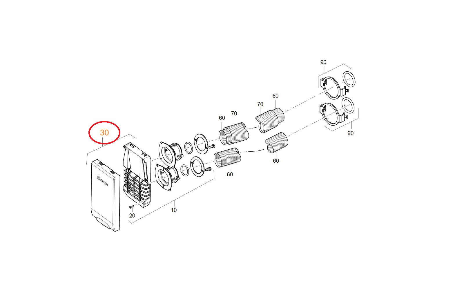 Truma Kamingitter mit Deckel