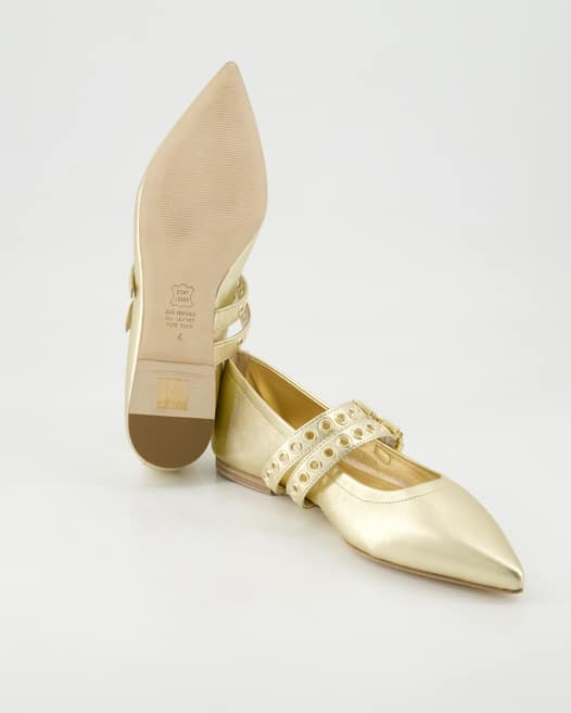 Kennel & Schmenger Greta Ballerinas in Gold