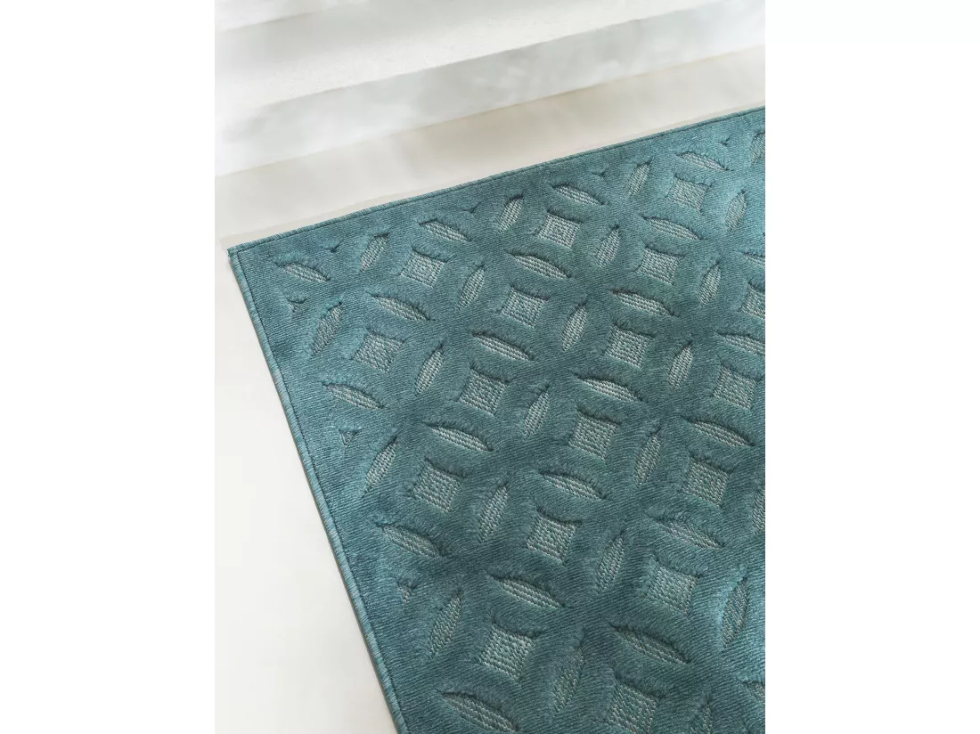 Tapis d'extérieur & intérieur Bonte Turquoise 80x150 cm