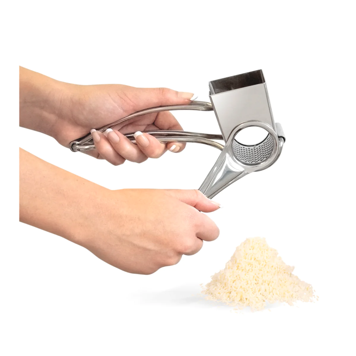 Moulin râpe à fromage inox - 1 tambour gruyère La Bonne Graine