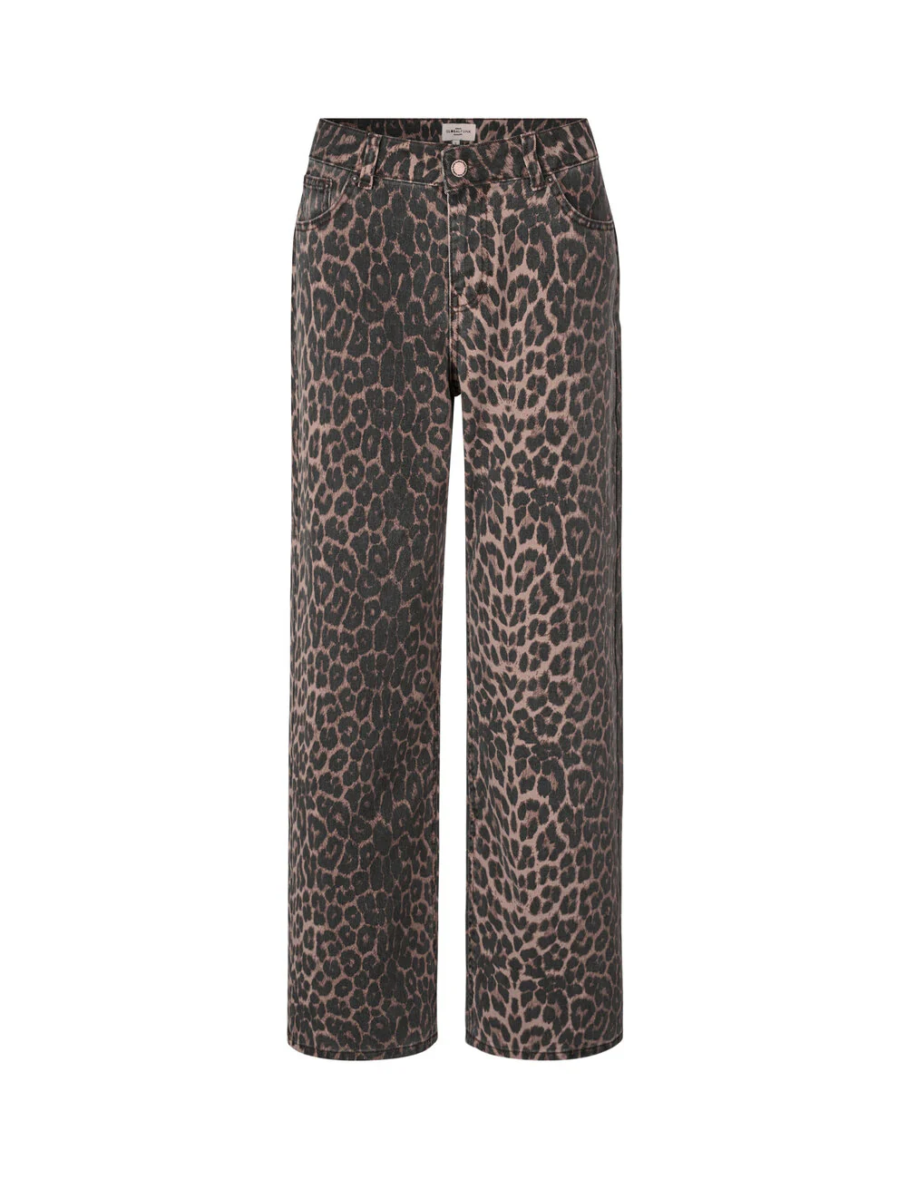Global Funk  Cadian Straight Leg Jeans - Leopard mist