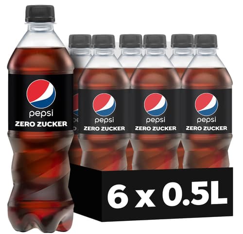 Pepsi Zero Zucker 6x0,5l (EINWEG)
