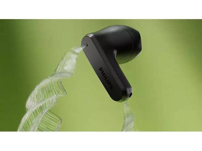 Philips True Wireless In-Ear-Kopfhörer TAT2139BK/00 Schwarz Drahtlose In-Ear-Bluetooth-Kopfhörer mit langer Akkulaufzeit und dynamischem Klang
