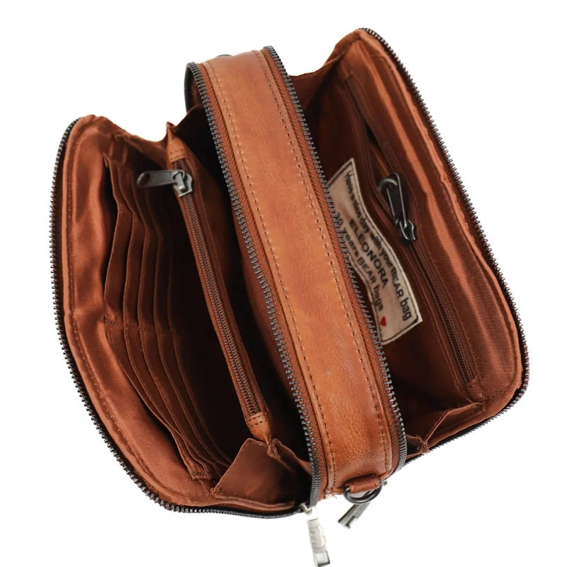 Bear Design Schoudertas Eleonora Cognac