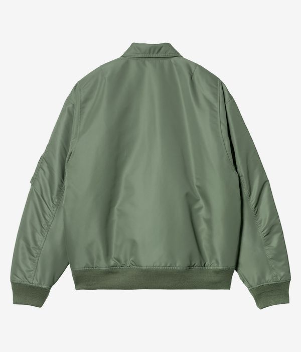 Carhartt WIP Olten Bomber Jacke (duck green turmeric)