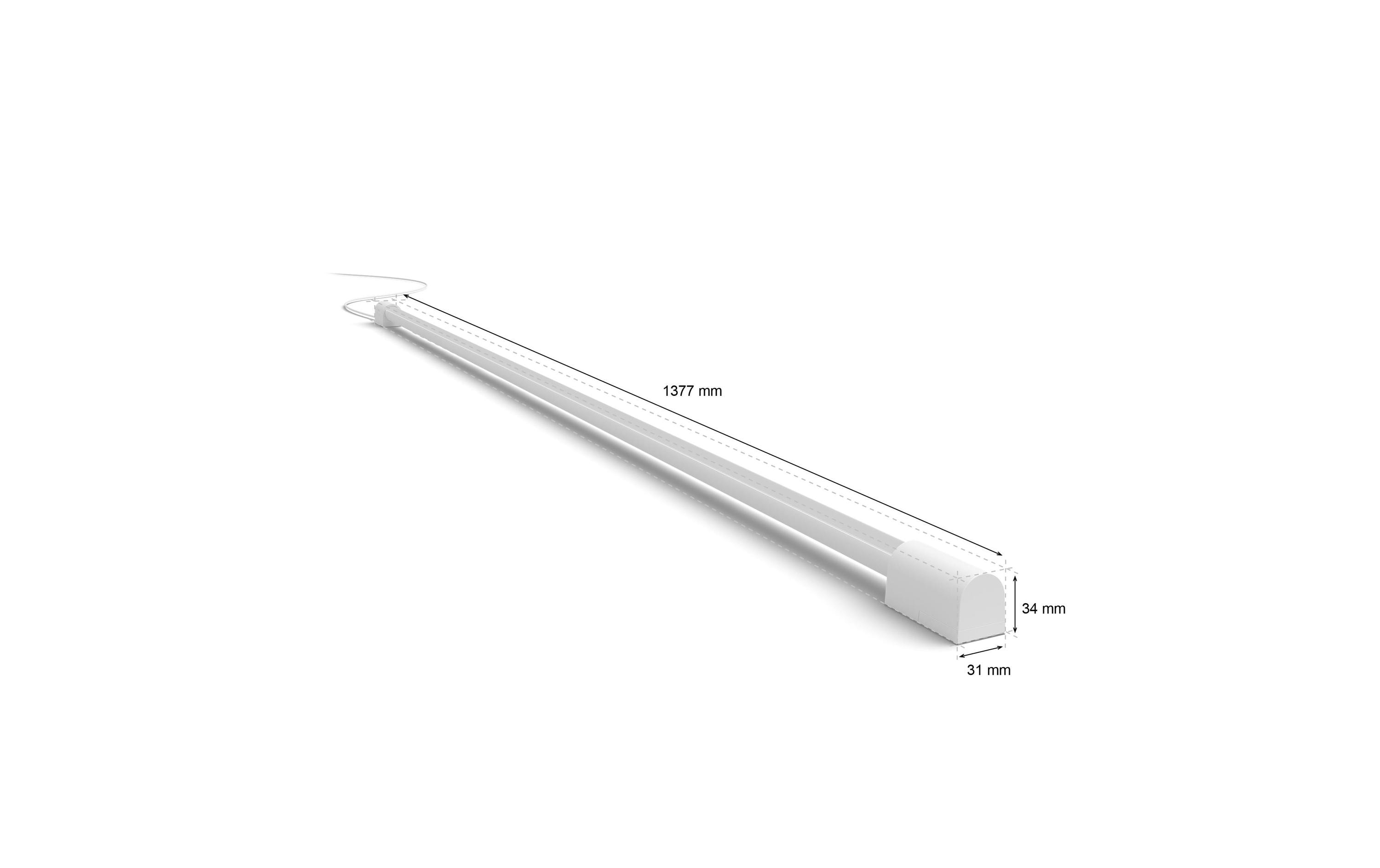 Play Gradient Light Tube Weiss 140 cm<br>Licht Tube