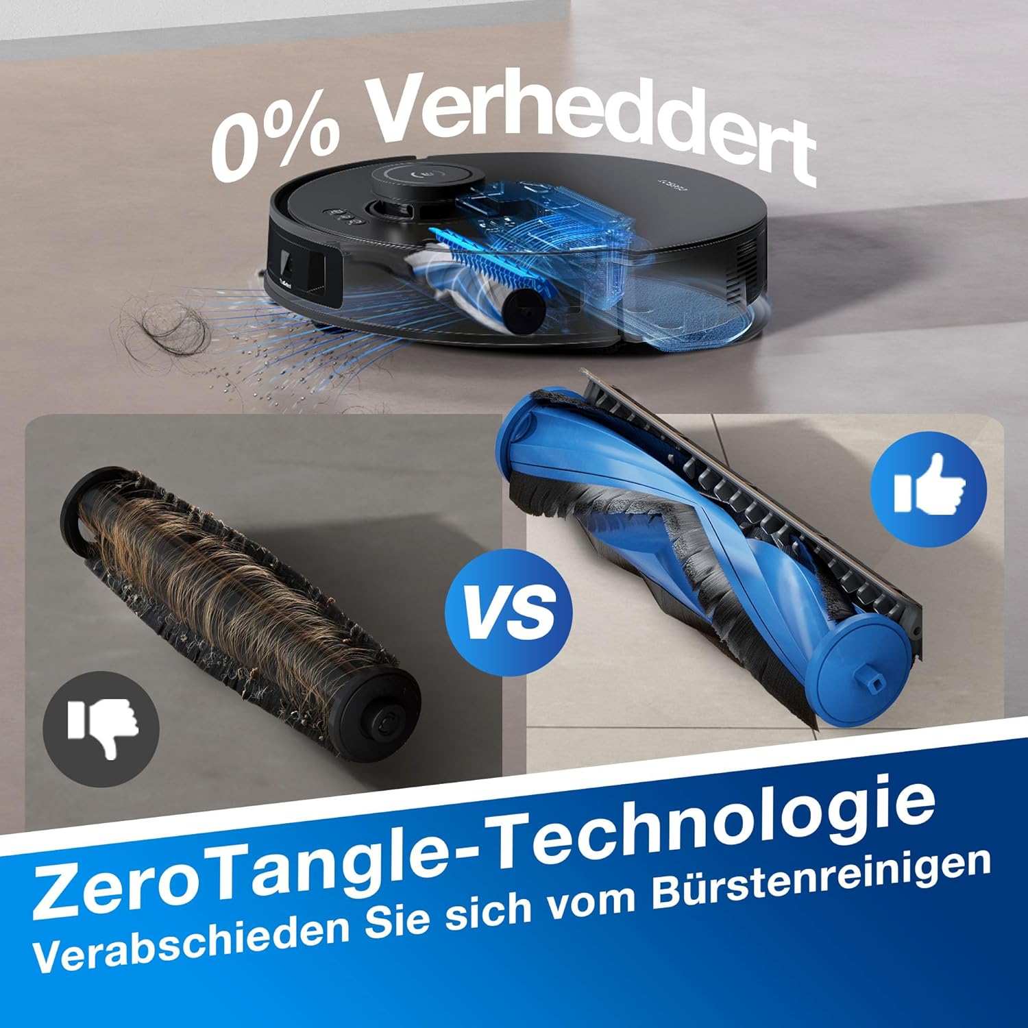 ECOVACS DEEBOT N20 PRO Plus Saugroboter mit Wischfunktion, Automatischer Entleerung Station, 8000Pa Saugkraft, Anti-Haar-Verhedderung, bis zu 300 Minuten Laufzeit,Schwarz