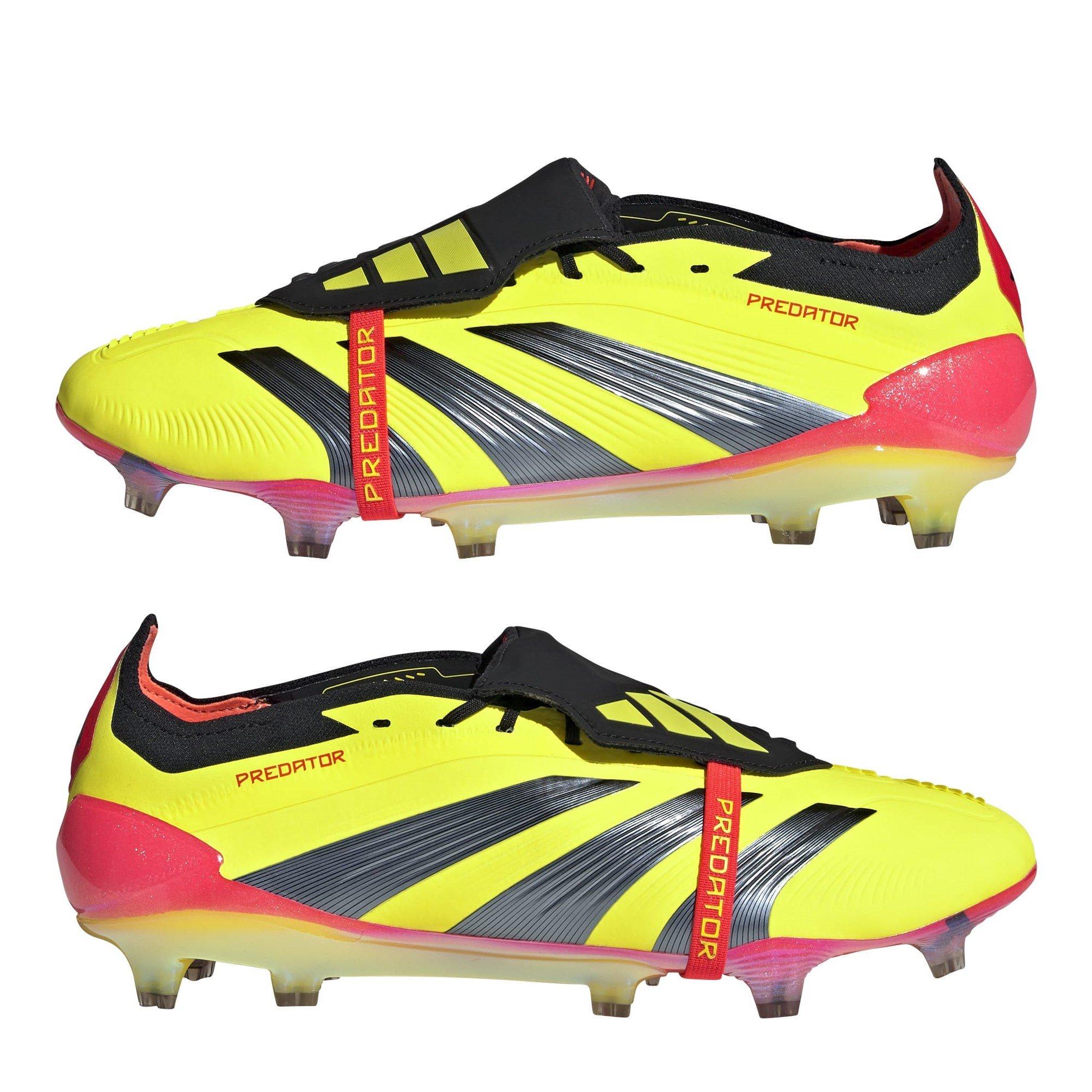 adidas Predator Fold over Tongue Elite Juniors Firm Ground Football Boots