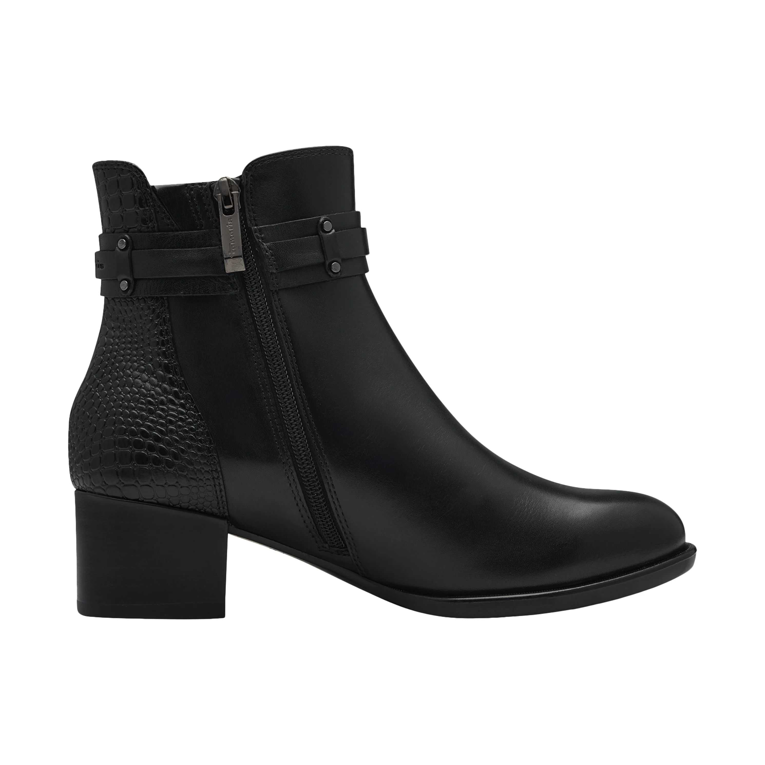 Bottines cuir | Noir