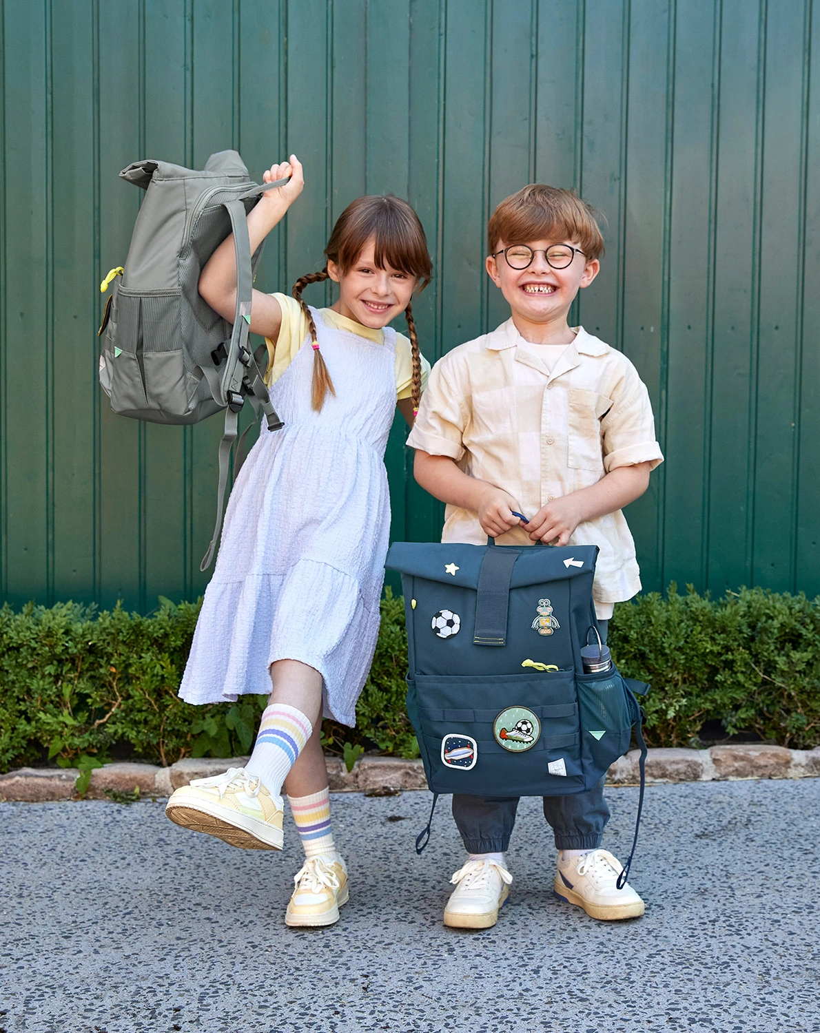 Kinderrucksack ROLLTOP (26,5x15x39) in blau