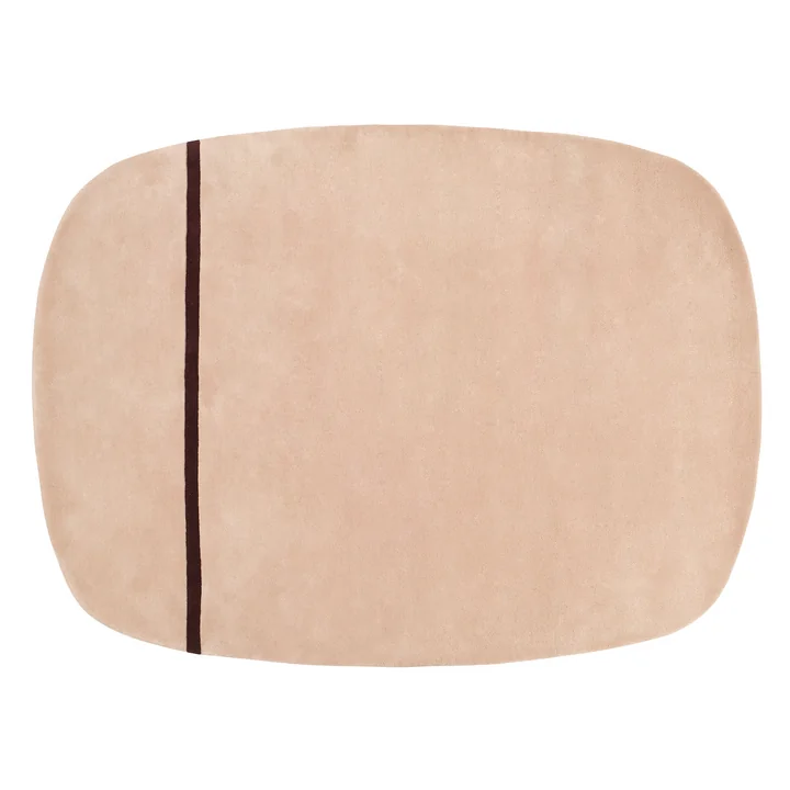 Normann Copenhagen - Oona Teppich, 140 x 140 cm, grau