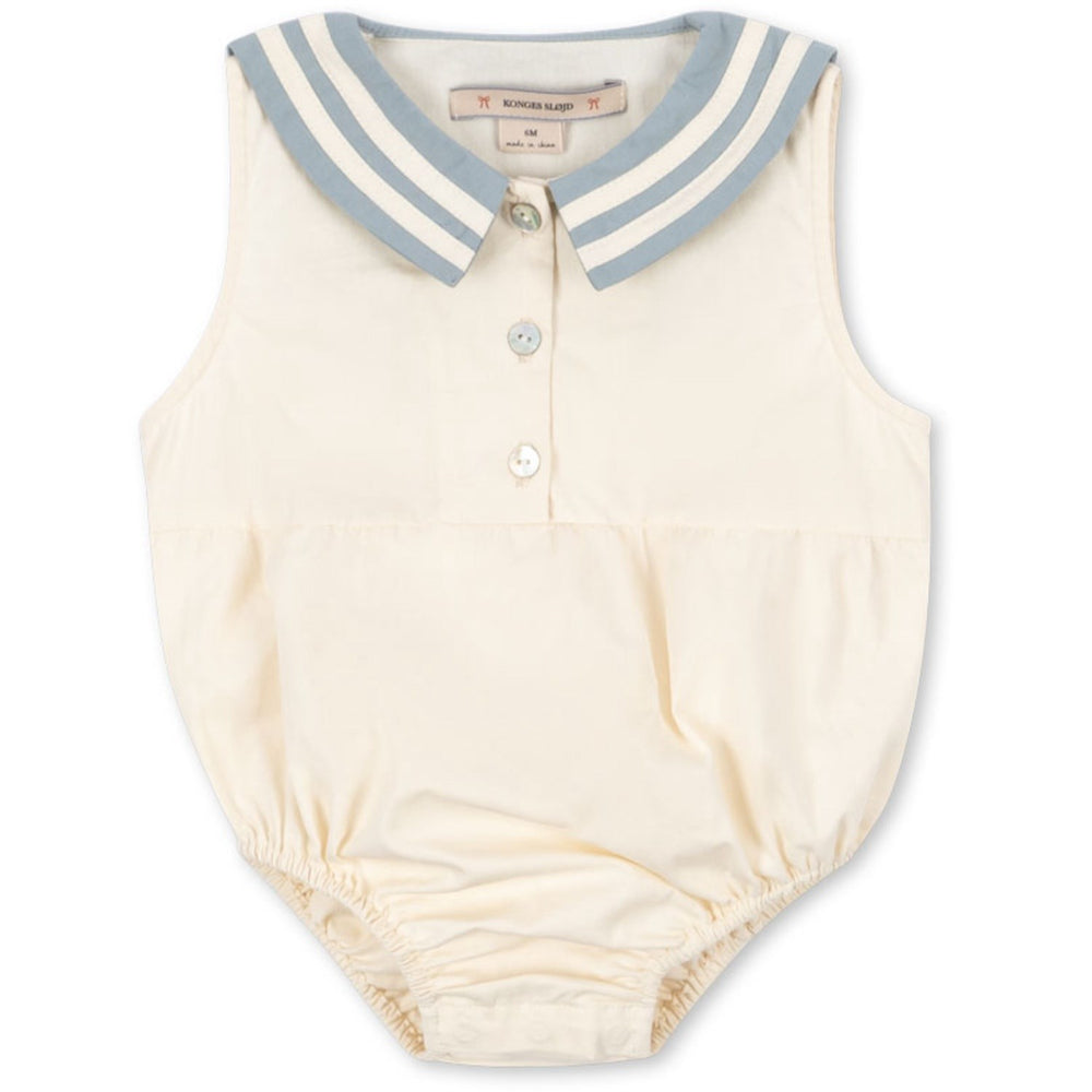 Køb Konges Sløjd Ashley Blue Celebration Sailor Romper GOTS