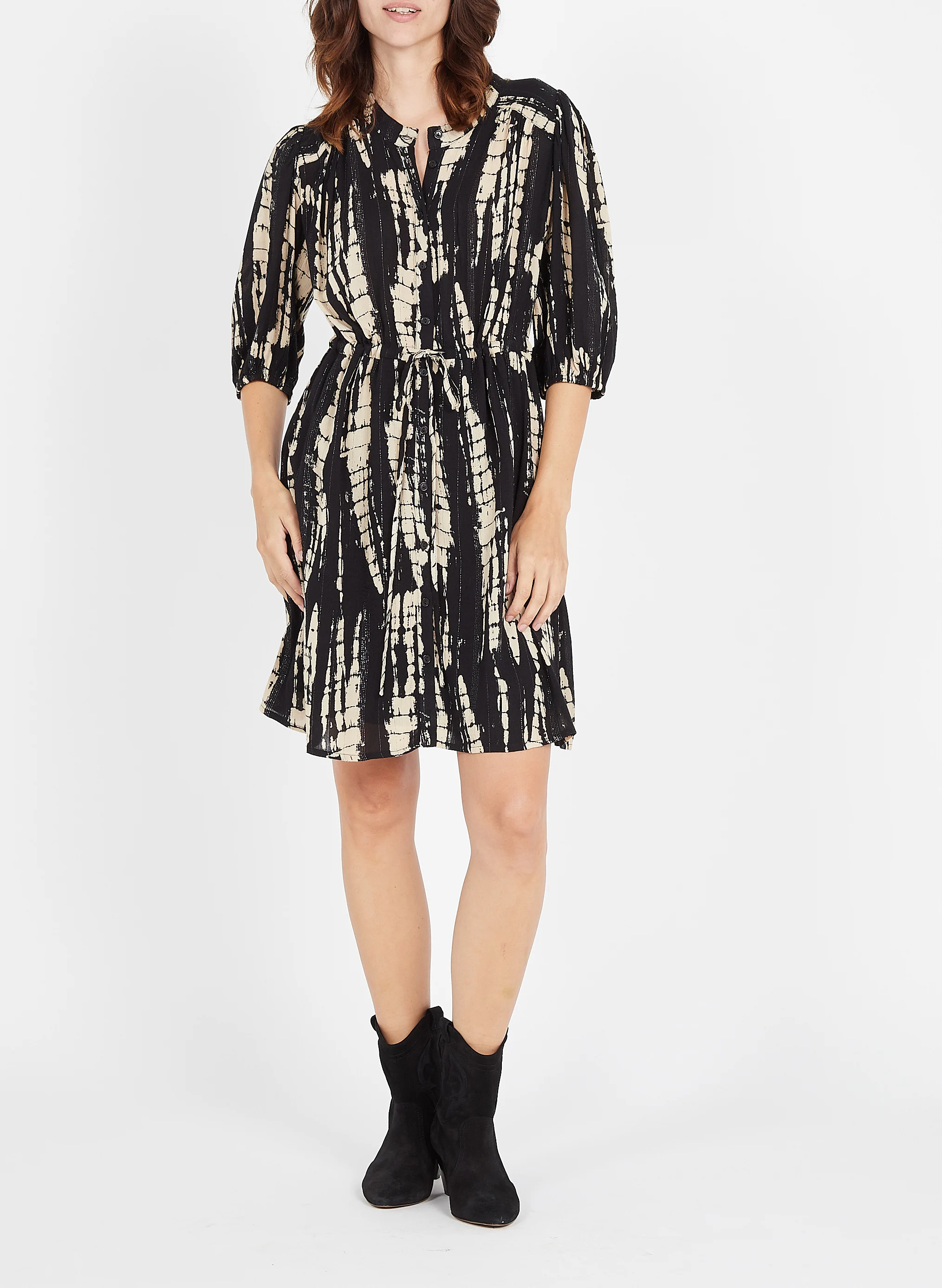 CASEY - Bottines en cuir de vachette| Gris