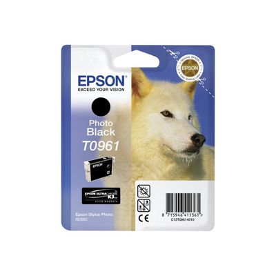 Epson T0961 Loup - noir - cartouche d'encre originale
