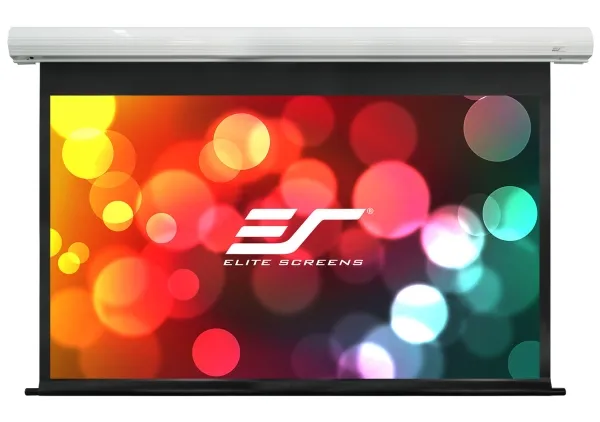 Elite Screens Saker Series SK110XHW-E12 - Projektionsskærm - loftsmonterbar, vægmonterbar - motoriseret - 230 V - 110