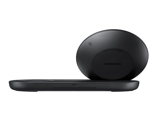 SAMSUNG - Chargeur induction EP-N6100TB - Chargeur sans fil duo noir