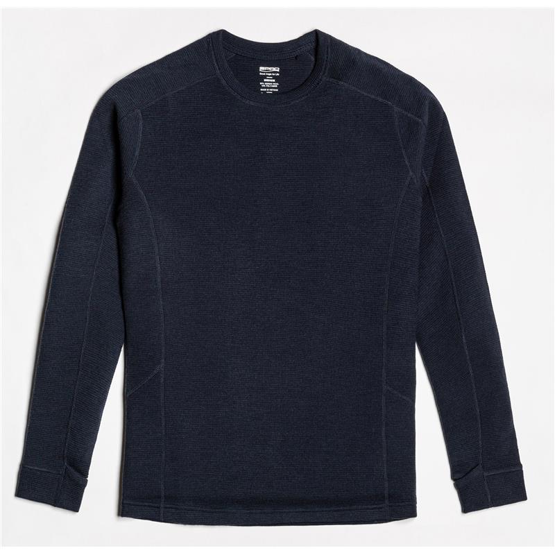 Pull Homme Spro Men's Merino Waffle Long Sleeve - Navy