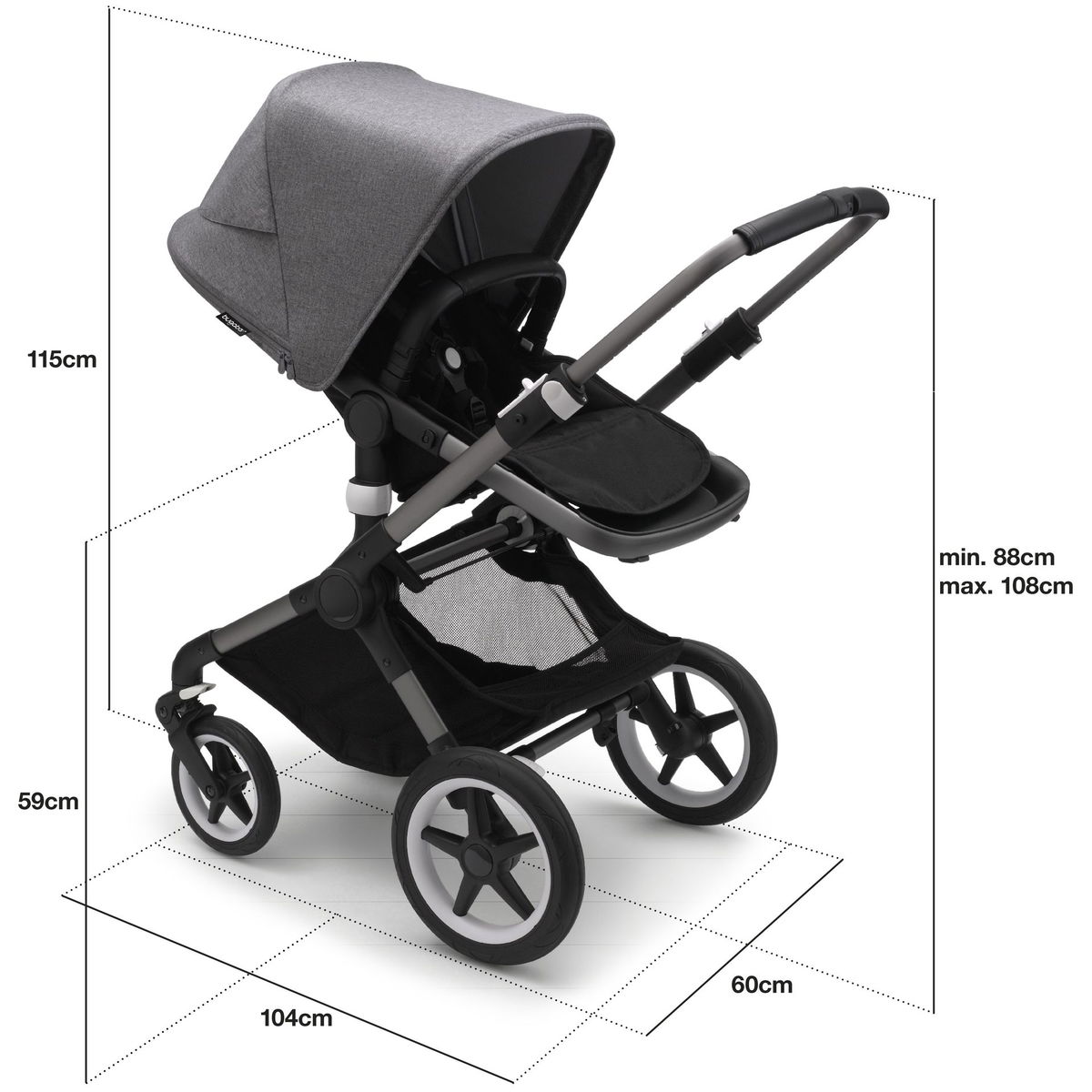 bugaboobugaboo   Fox 3 graphite midnight black