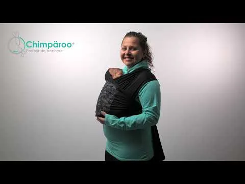 Chimparoo Porte-Bébé Écharpe Snüg - Noir L-XL