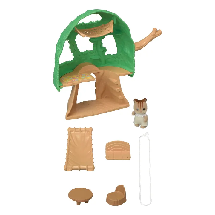 Sylvanian Families Cabane des bébés et bébé écureuil
