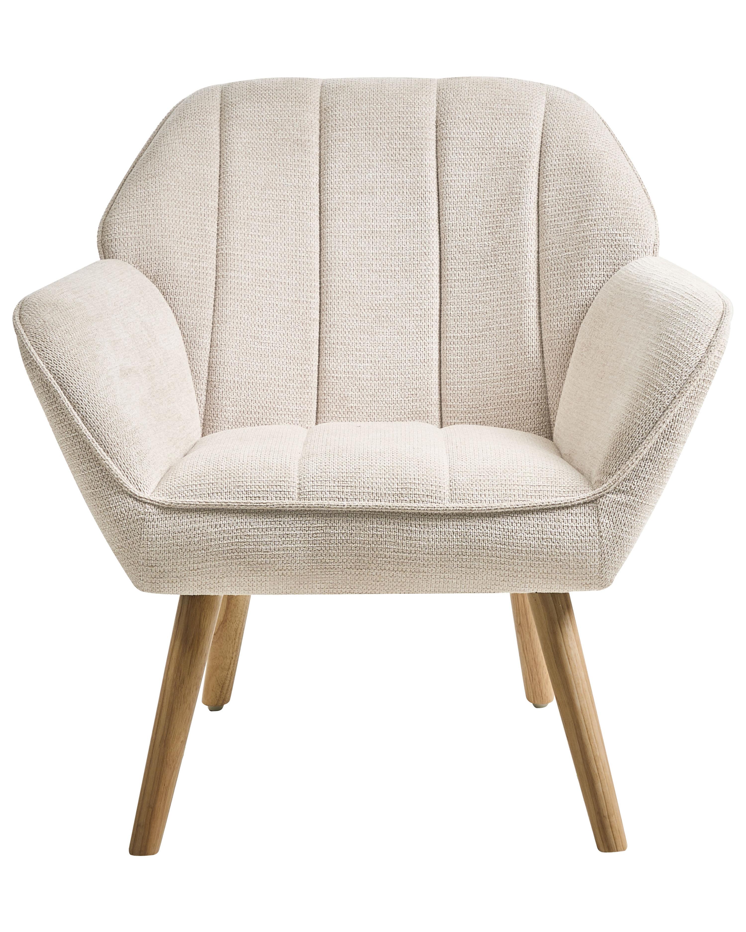 Fauteuil TORUD Stof Lichtbeige