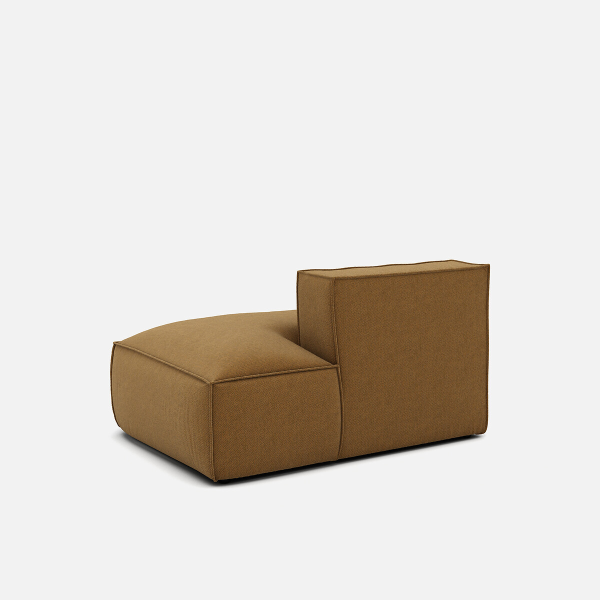 LA REDOUTE INTERIEURS<br>Sofá lounge, direito, tecido texturizado, Seven