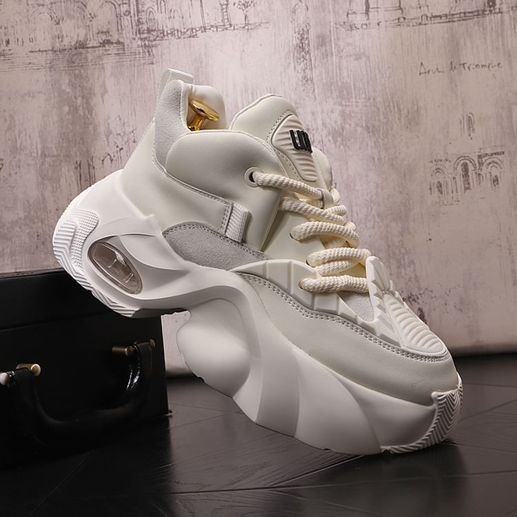 Mr Ozera - Platformsneakers met letters