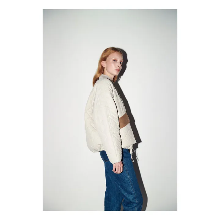 Barbour Blouson Matelassé Bowhill | Ecru
