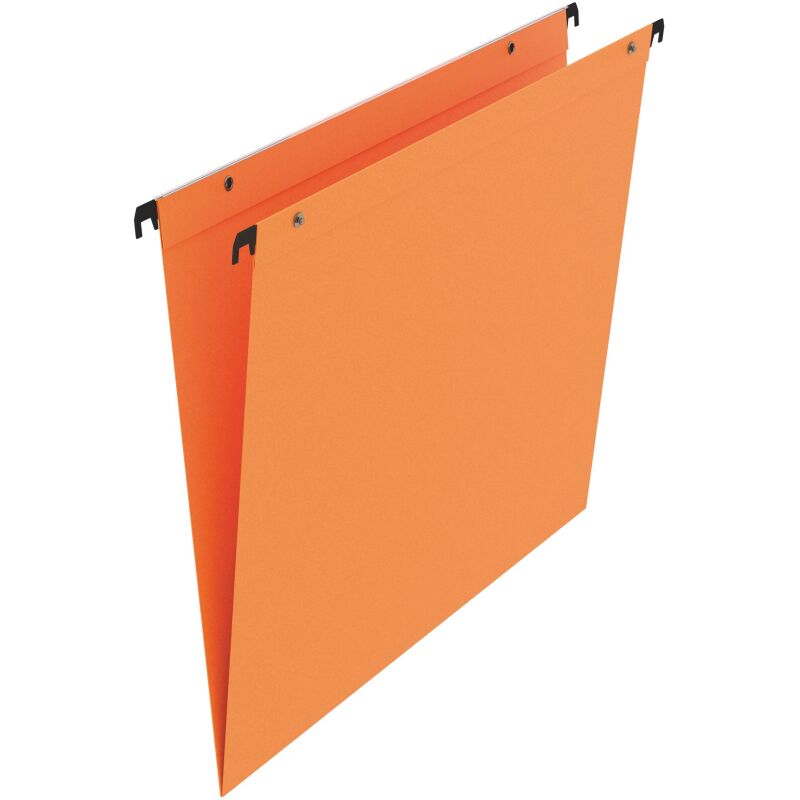 Dossier suspendu pour tiroirs kraft Standard Bruneau fond normal orange