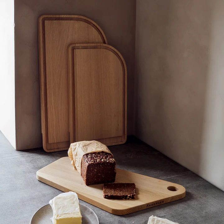 Andersen Furniture - Curve Schneidebrett, large, 50 x 27 cm, Eiche