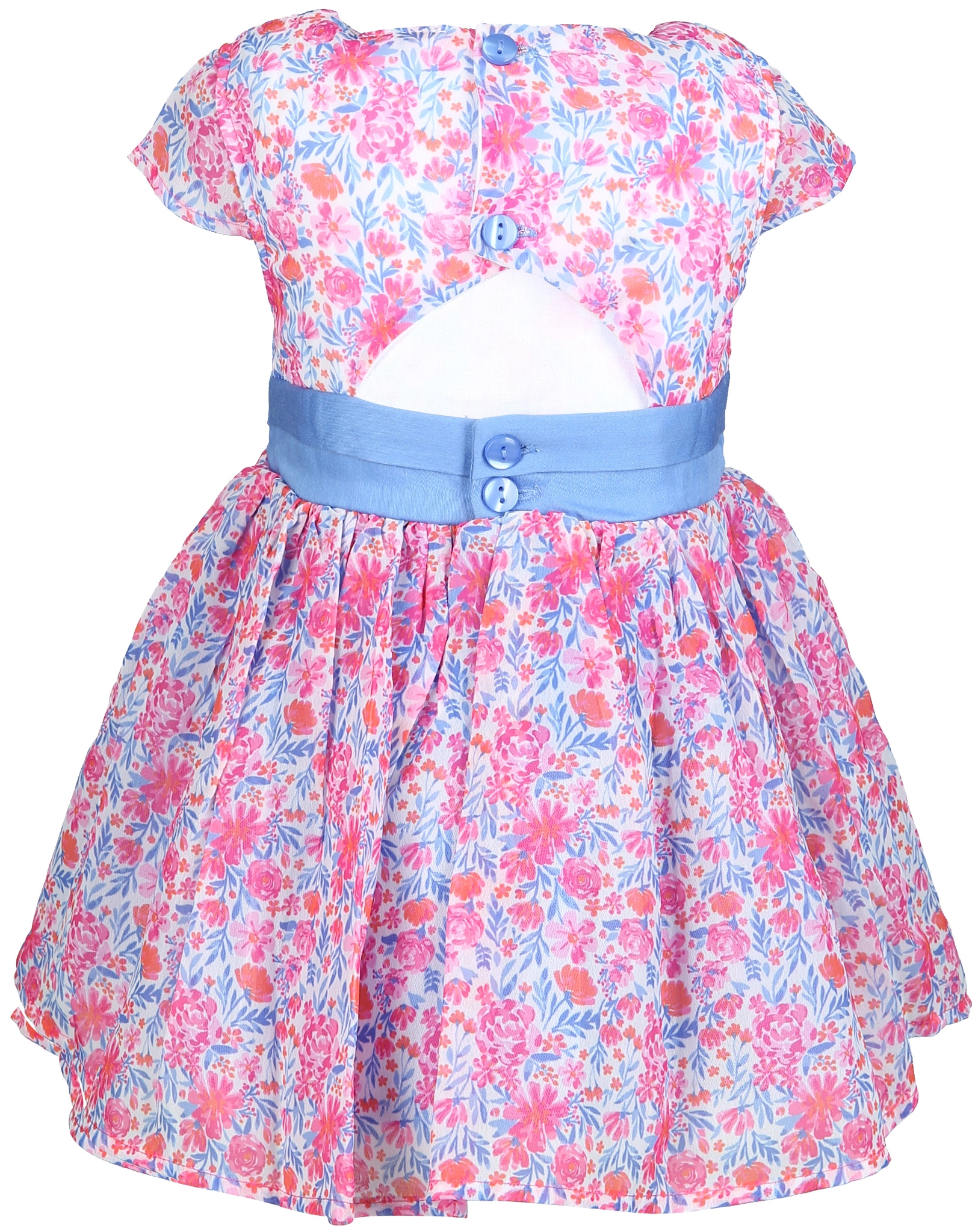 Kleid FLEUR mit Schleife in pink