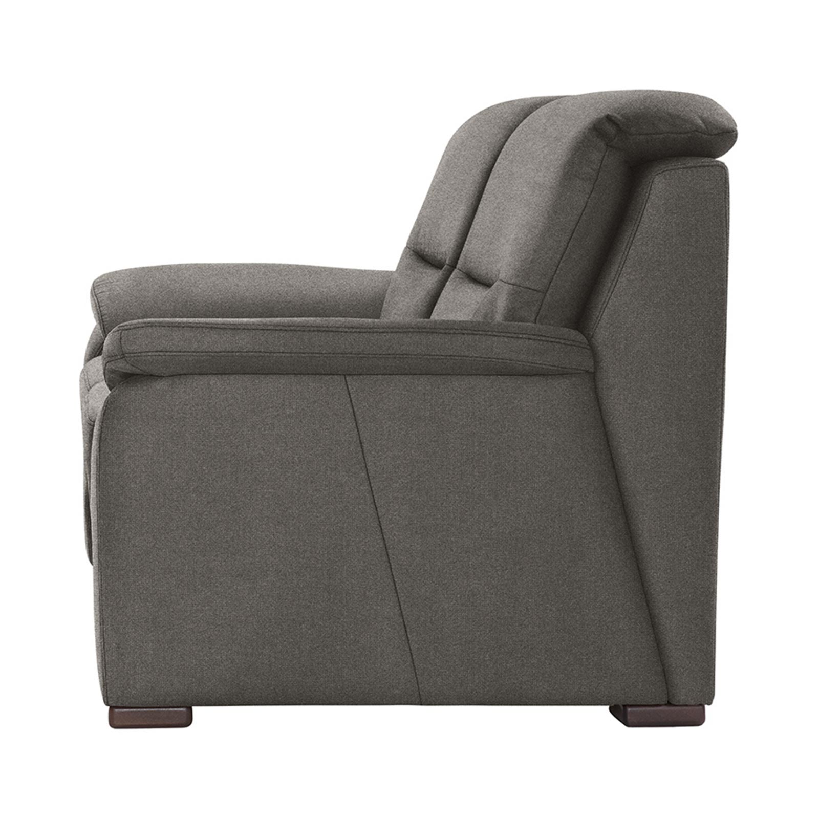 polsterpower 2-Sitzer-Sofa - Belle grey - Basismodell