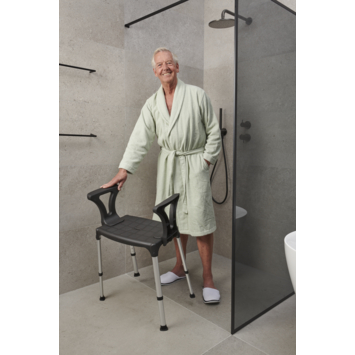 Secucare armleuning zwart tbv Quattro stoel