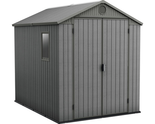Keter Darwin tuinhuis 4,6 m² 6x8 incl. vloer 190 x 244 cm antraciet