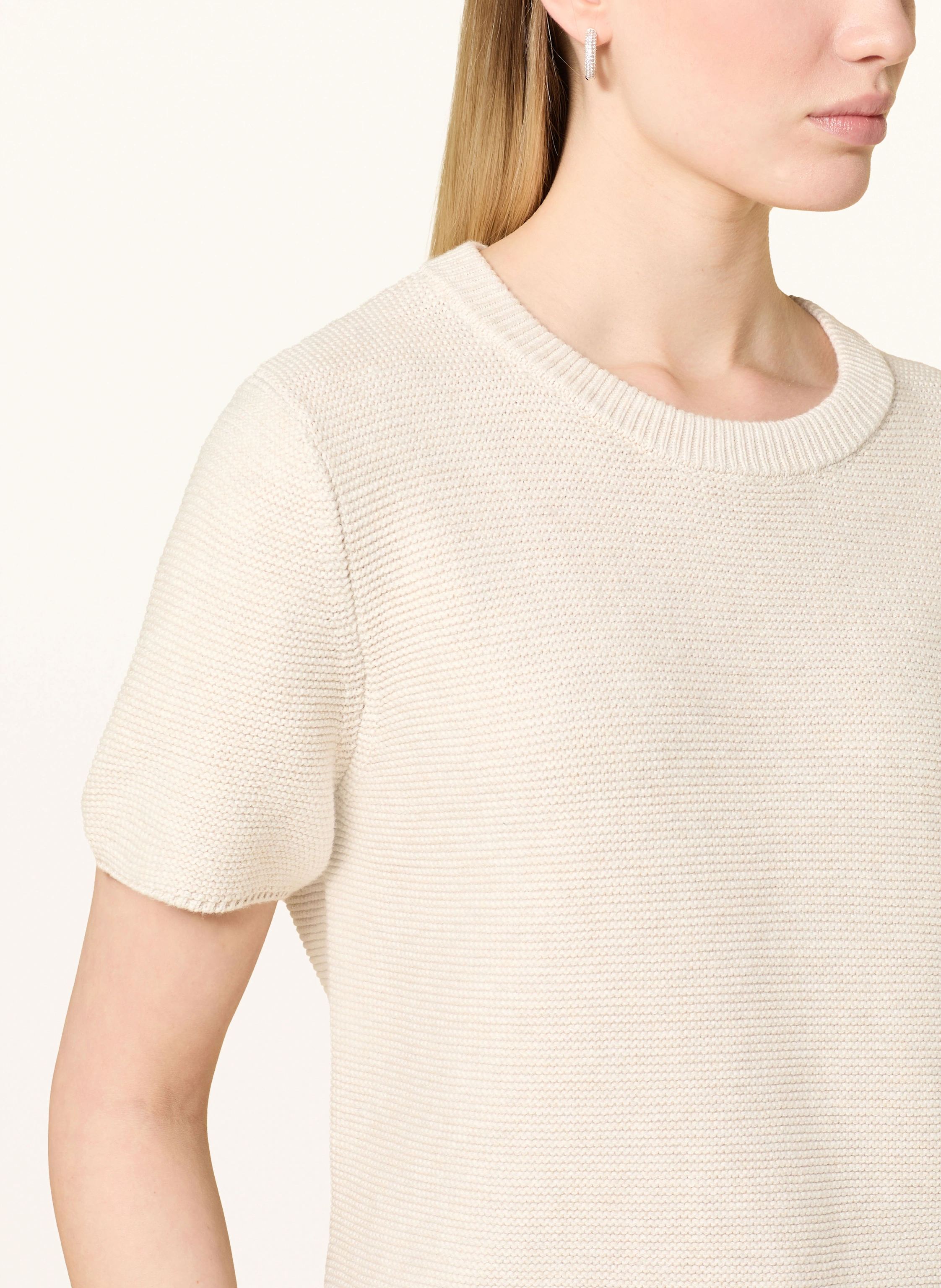 oui Strickshirt mit Cut-out