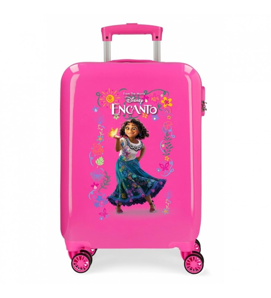 Mala de cabine Disney Encanto Mirabel, fúcsia - 38x55x20cm -