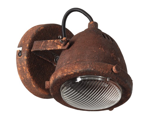 LED wandspot 4W 350 lm 3000 KB 11 cm roestkleurig