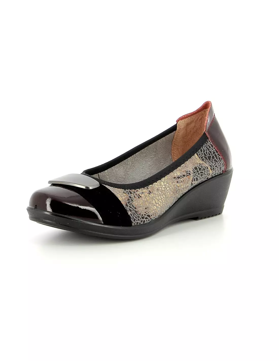 INEA GERAMIRO VERNIS BDX - Ballerines & babies Bordeaux