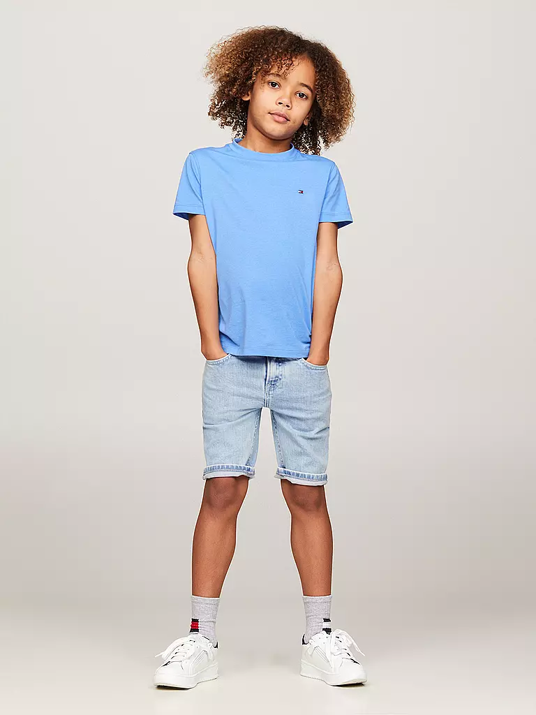 TOMMY HILFIGER Jungen Jeansshorts  hellblau