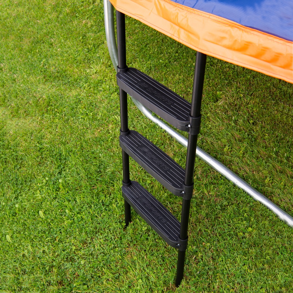 3-stufige Trampolinleiter für 12, 13, 14 Fuß und rechteckige Trampoline