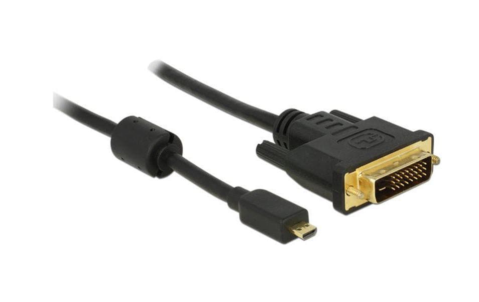 Kabel Micro-HDMI (HDMI-D) - DVI-D, 2 mMicro-HDMI zu DVI-D